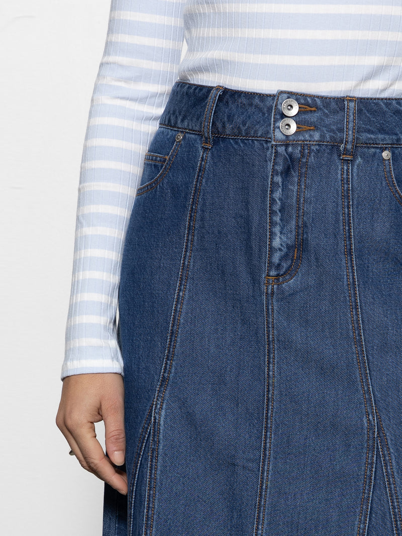 Flora Denim Skirt Happy Hour alt 3