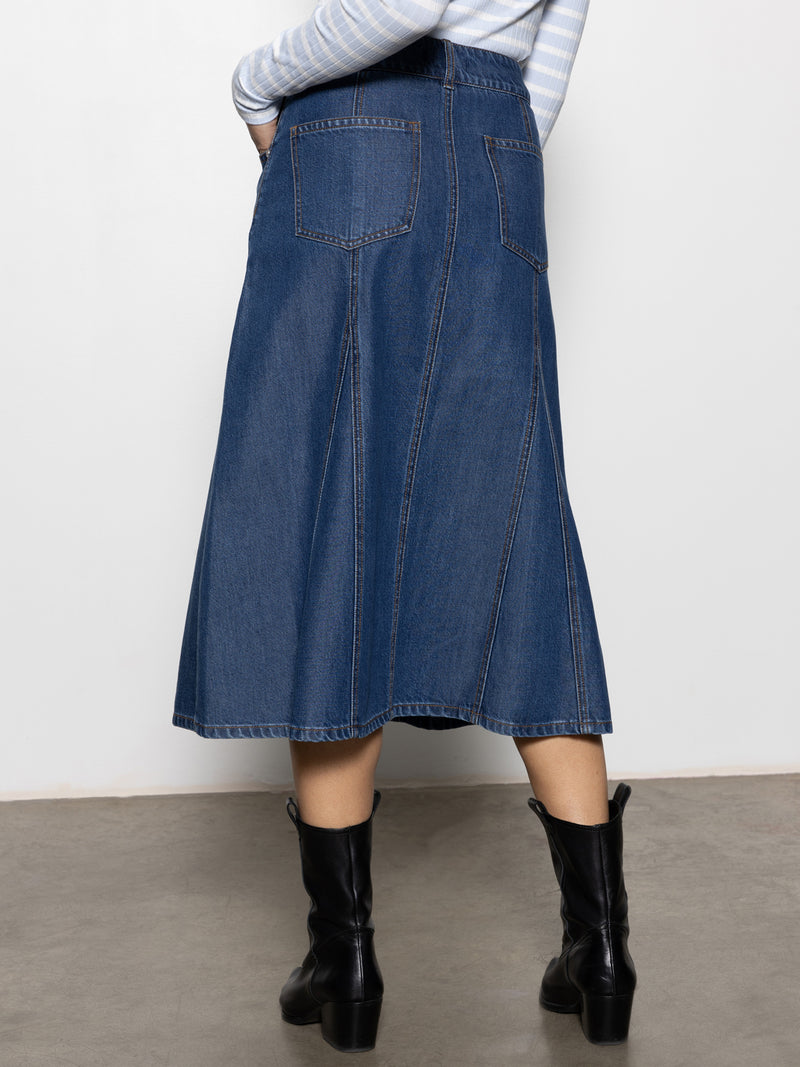 Flora Denim Skirt Happy Hour alt 1