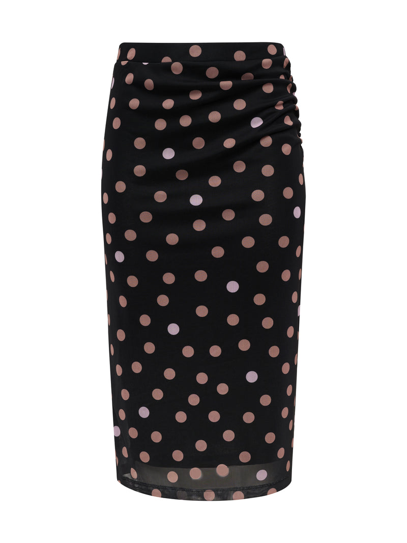 Gathered Mesh Skirt Popspot alt 4