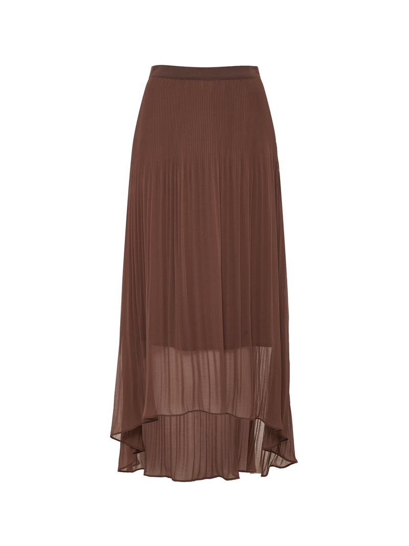 Meant To Be Pleated Midi Skirt Mud Bath alt 5