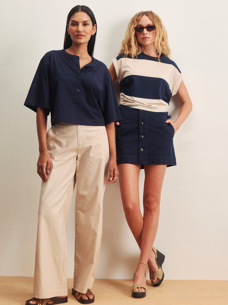Mila Mini Skirt Navy Blazer alt 4