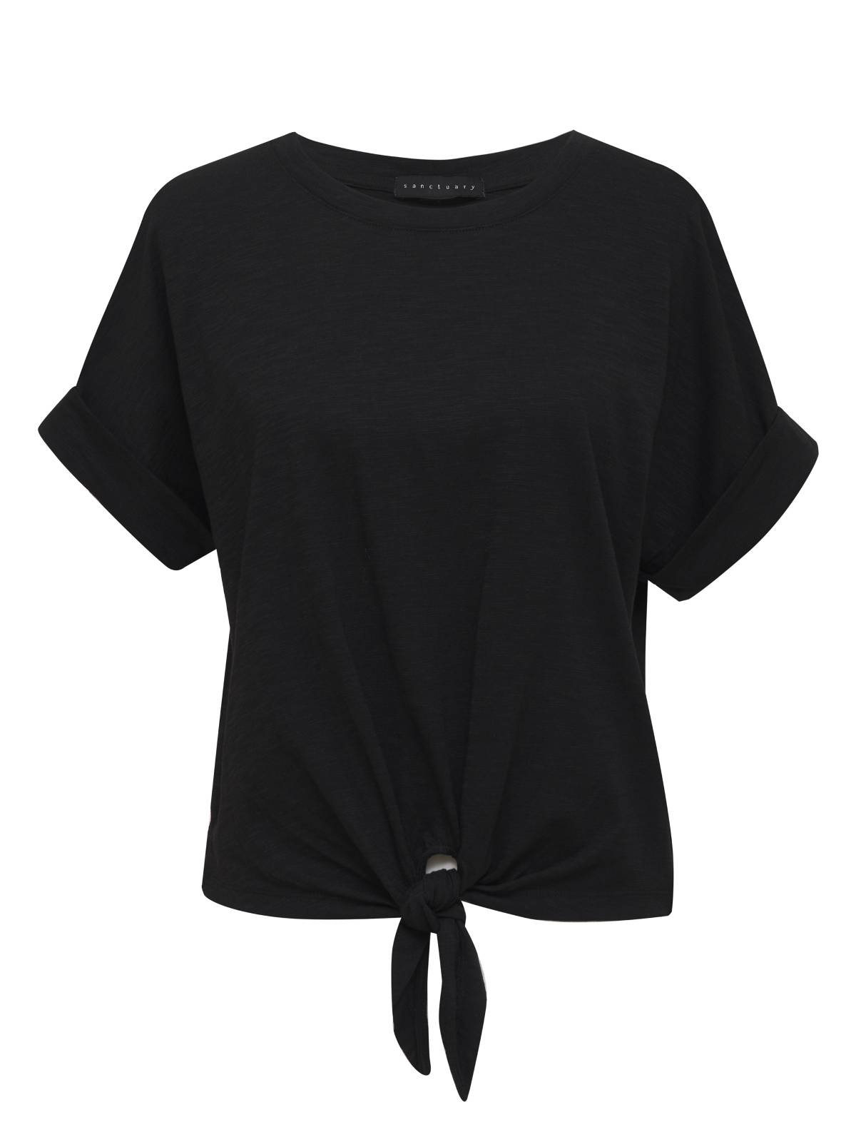 All Day Tie Tee Black
