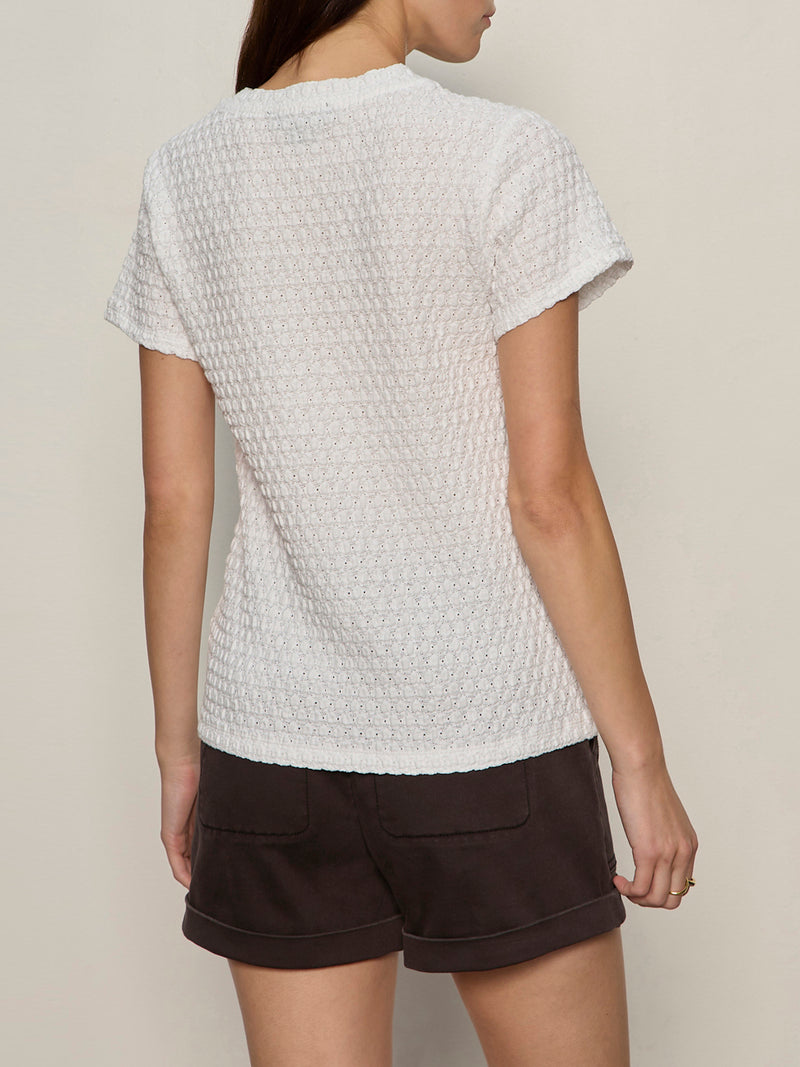 Pucker Up Perfect Tee White Petite Sizing alt 1