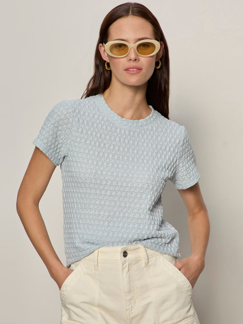 Pucker Up Perfect Tee Blue Aura