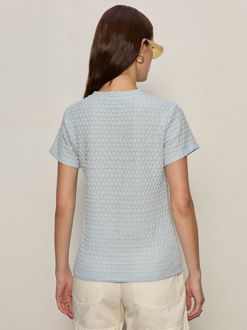 Pucker Up Perfect Tee Blue Aura alt 1