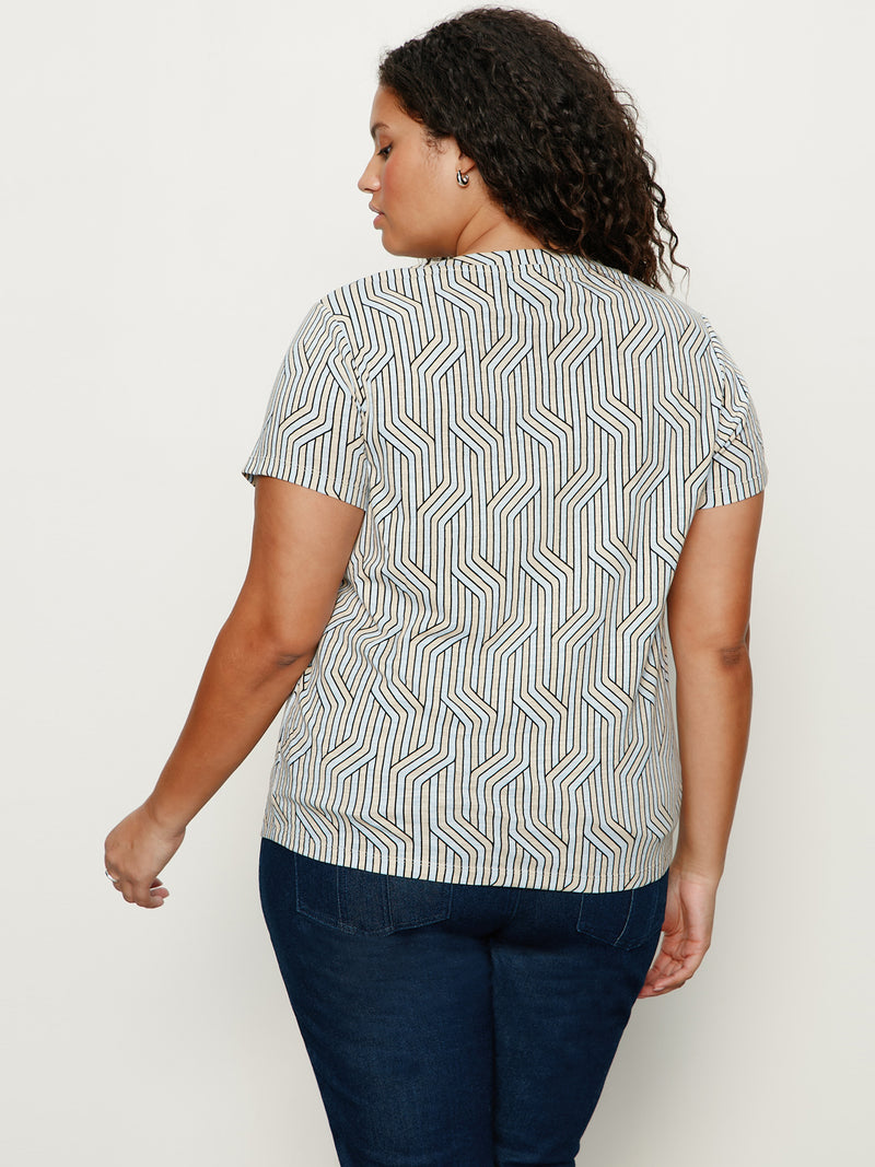 The Perfect Tee Arctic Wave Extended Sizing alt 2