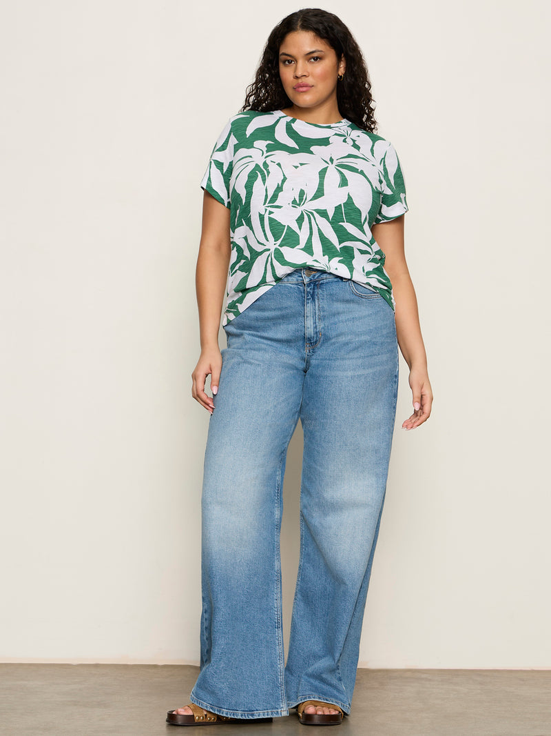 The Perfect Tee Green Inked Impressions Extended Sizing alt 4