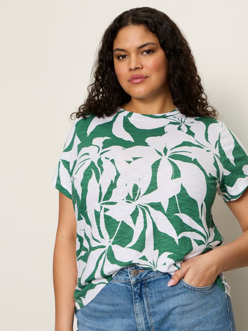 The Perfect Tee Green Inked Impressions Extended Sizing