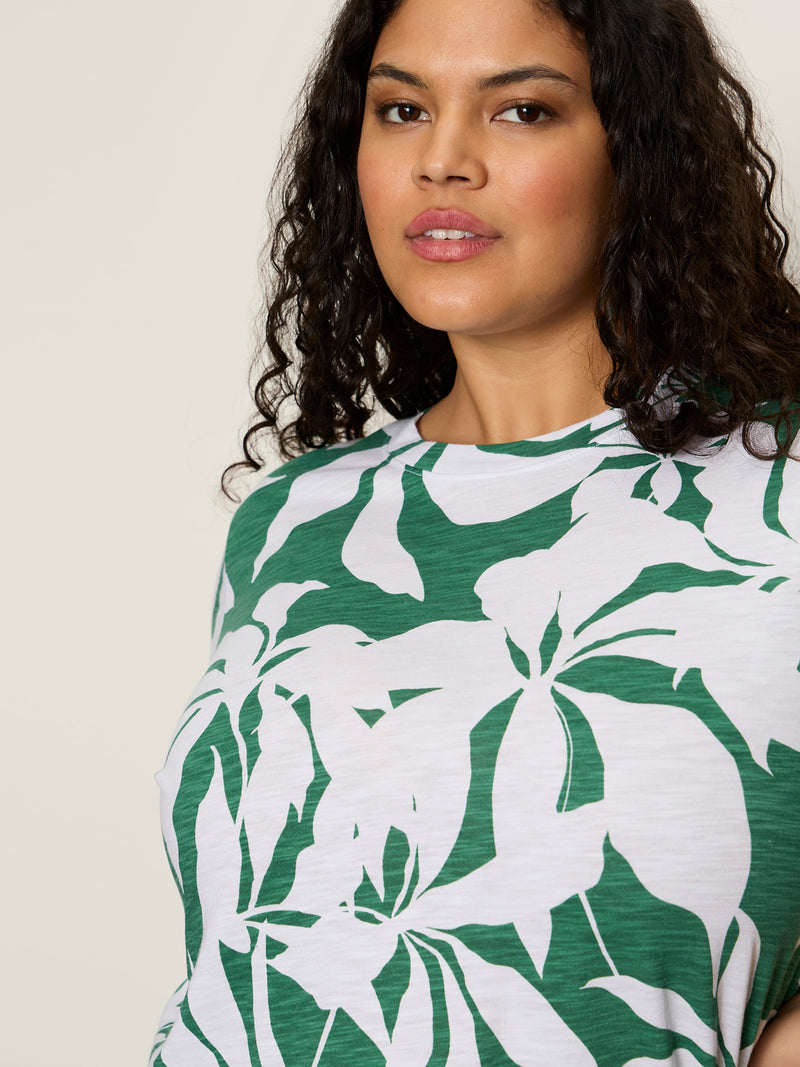 The Perfect Tee Green Inked Impressions Extended Sizing alt 3