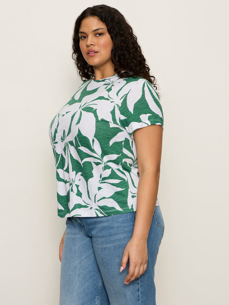 The Perfect Tee Green Inked Impressions Extended Sizing alt 2