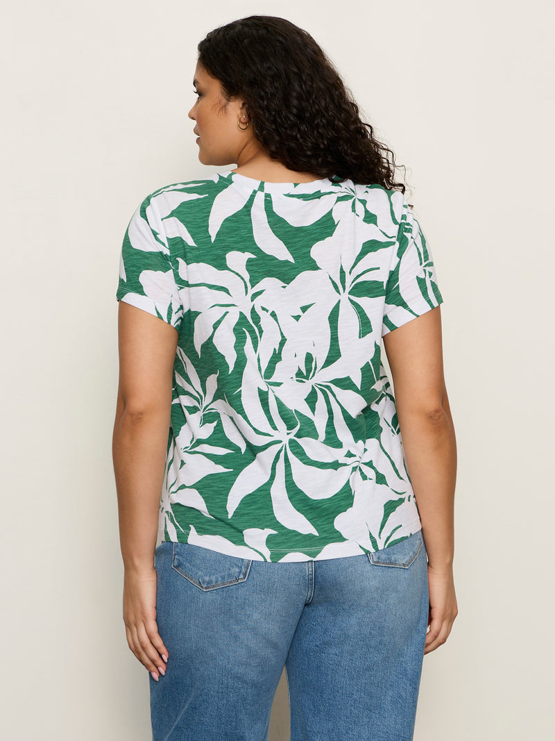 The Perfect Tee Green Inked Impressions Extended Sizing alt 1