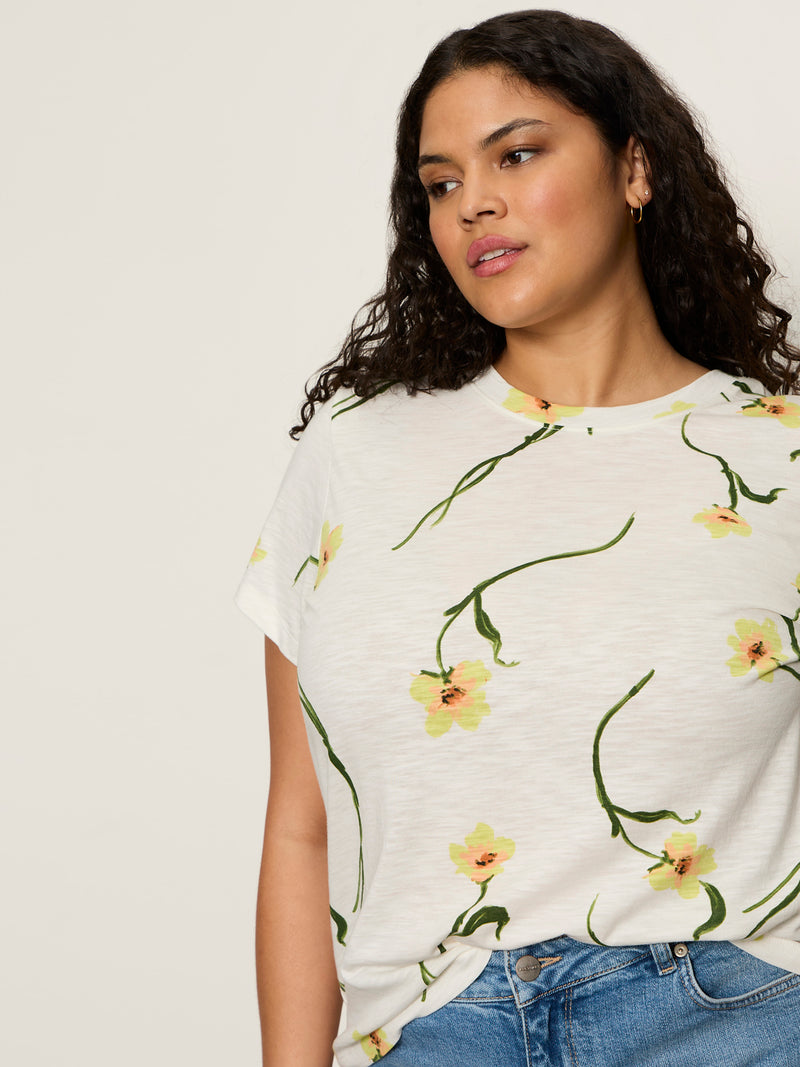 The Perfect Tee Lemon Meadow Extended Sizing alt 2