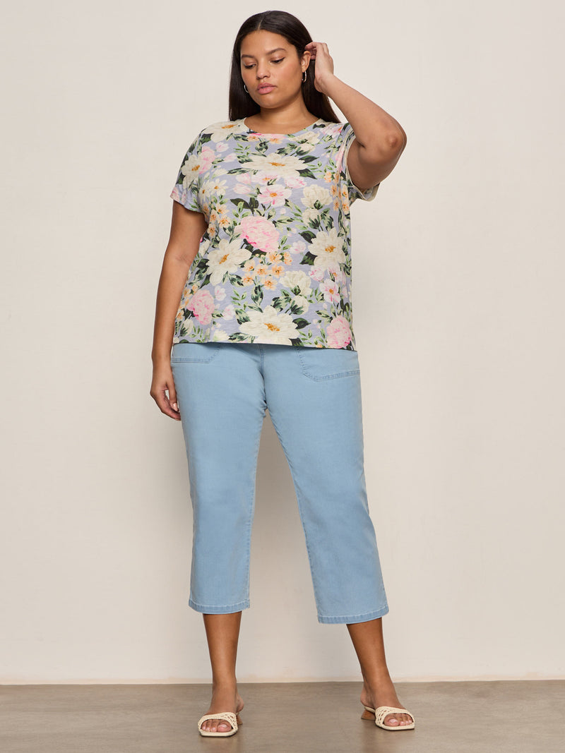 The Perfect Tee Spring Floral Extended Sizing alt 5