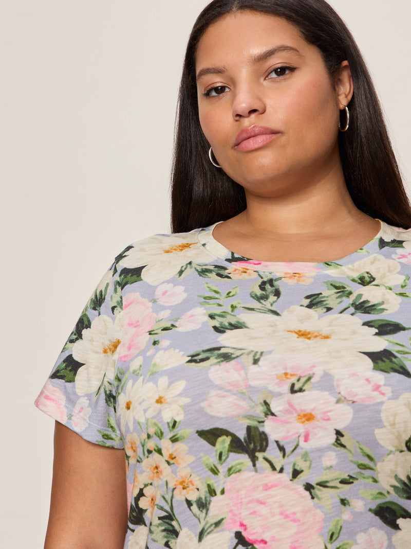 The Perfect Tee Spring Floral Extended Sizing alt 4