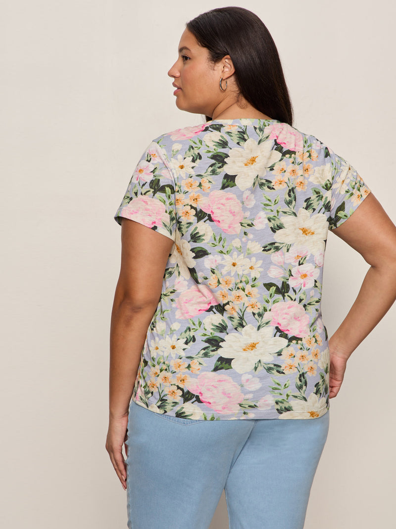 The Perfect Tee Spring Floral Extended Sizing alt 1