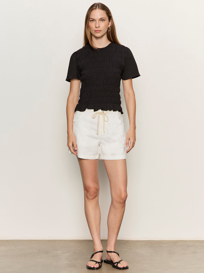 Better Together Smocked Top Black alt 4