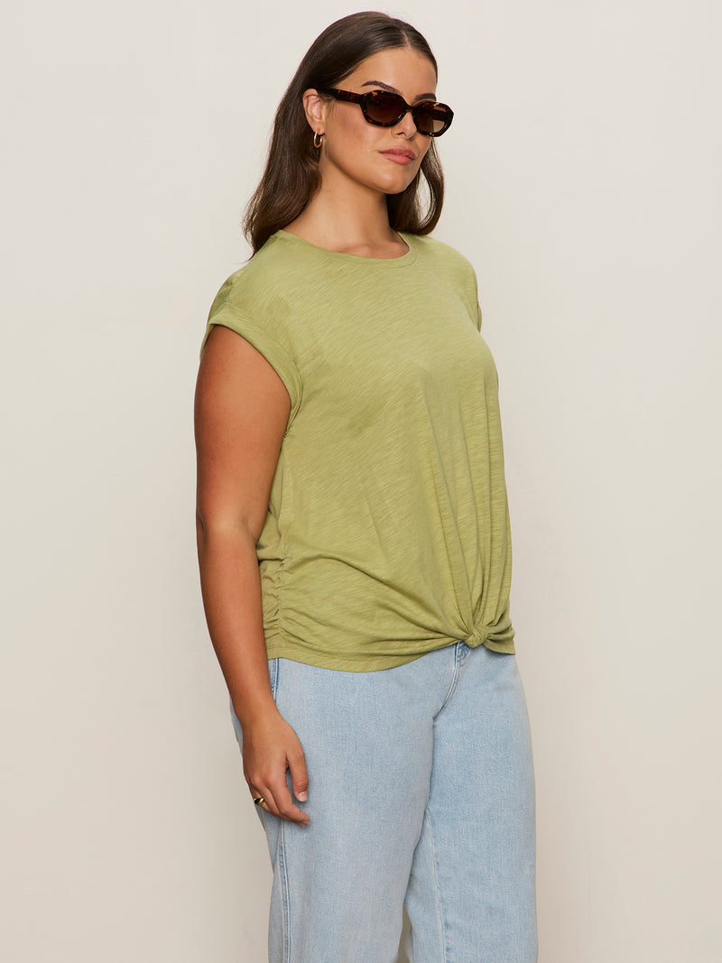 Knotted Muscle Tee Bamboo Extended Sizing alt 2