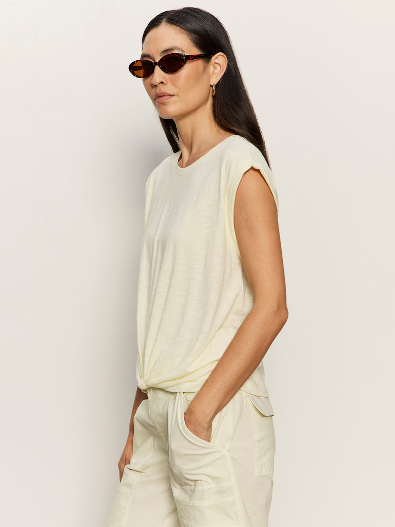 Knotted Muscle Tee Lemon Drop alt 2