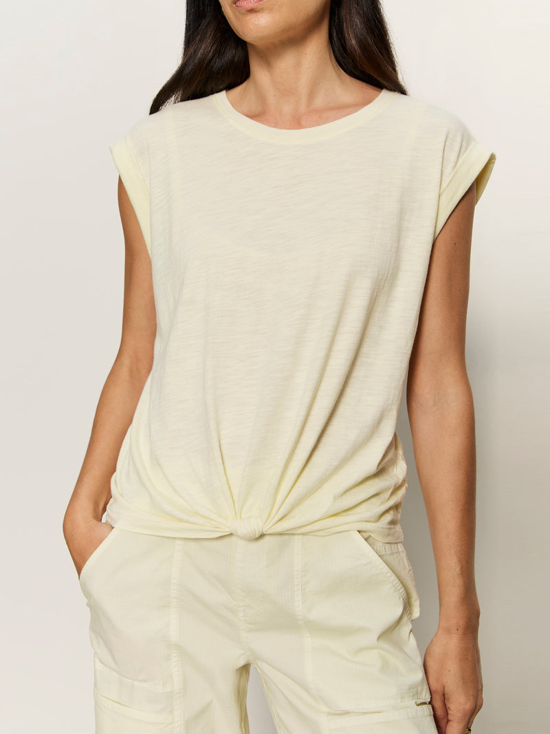 Knotted Muscle Tee Lemon Drop alt 3