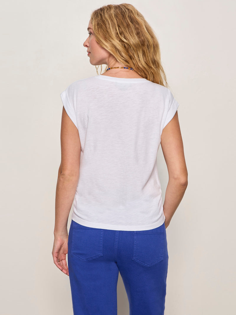 Knotted Muscle Tee White alt 1