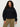 Shirred Sleeve Sweatshirt Black Extended Sizing