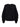 Shirred Sleeve Sweatshirt Black Extended Sizing