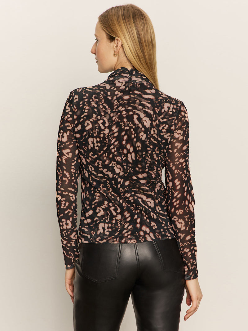 Long Sleeve Mesh Mock Top Nocturnal alt 3