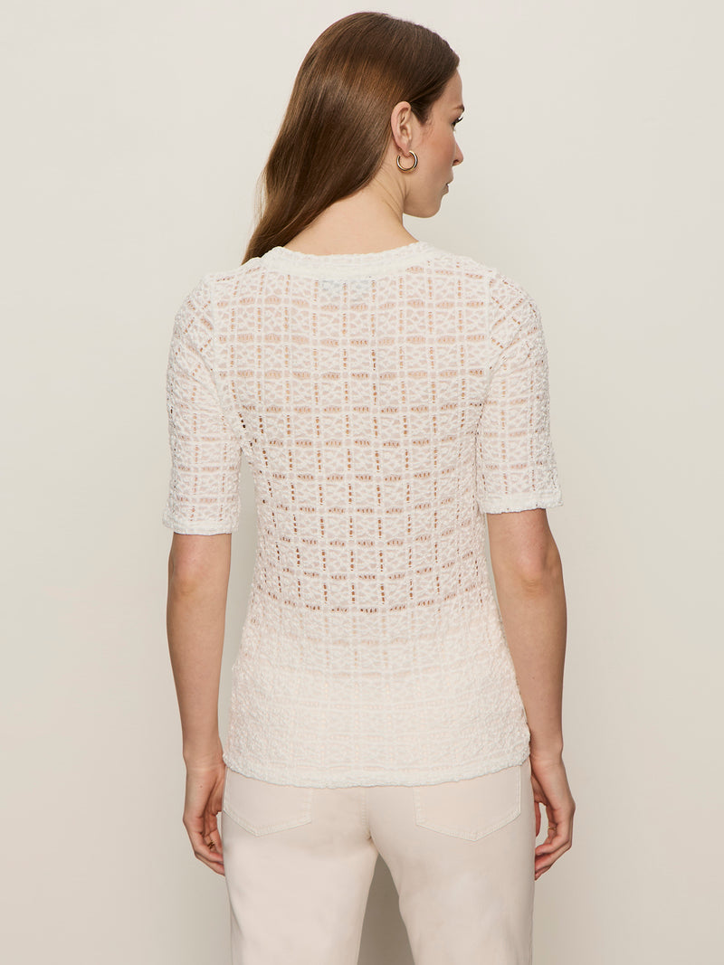 Pucker Half Tee Chalk alt 2