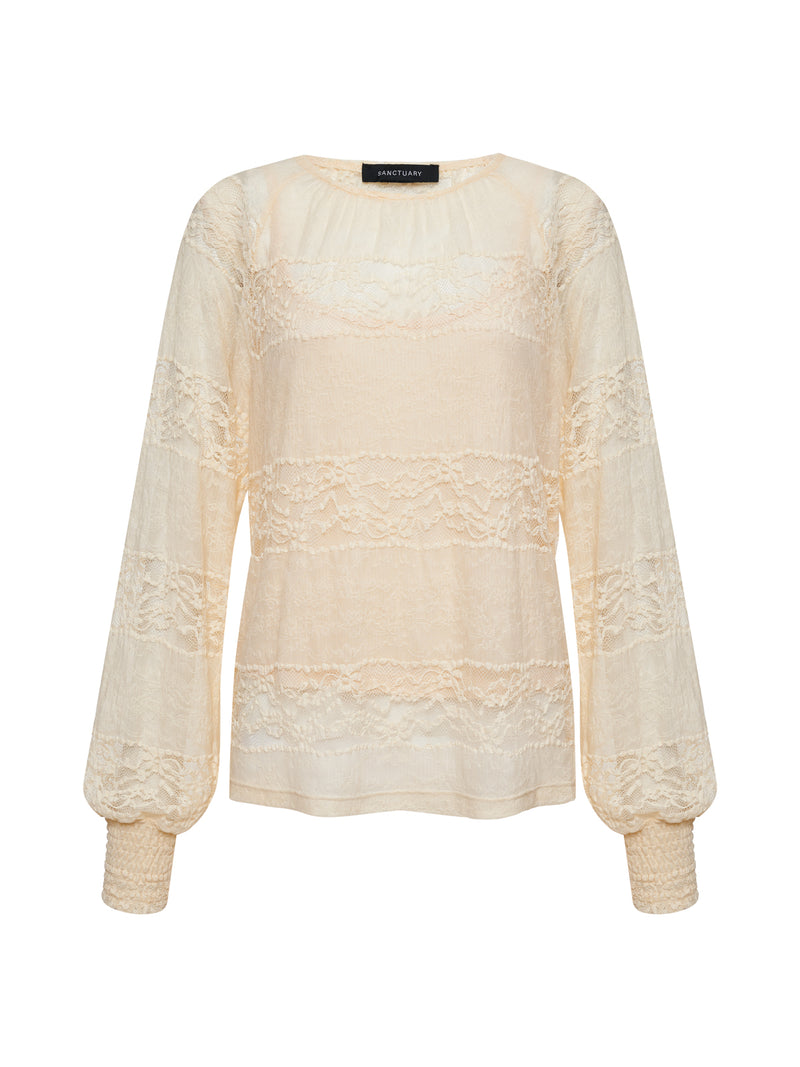 Ultra Femme Raglan Top Vintage Ivory alt 6