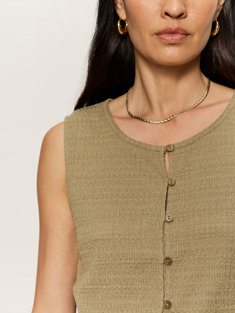 Textured Vacation Shell Covert Green alt 3