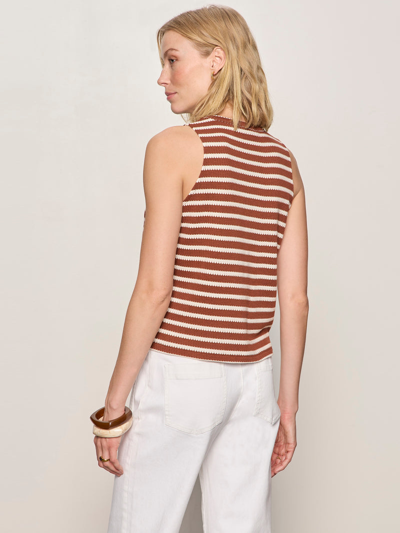 Campari Tank Clay Stripe alt 1