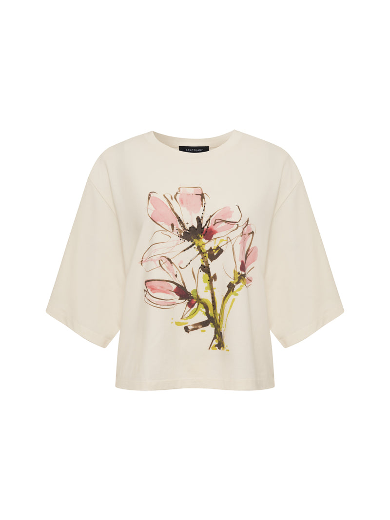 Belle Artist Tee Fleur Extended Sizing alt 5