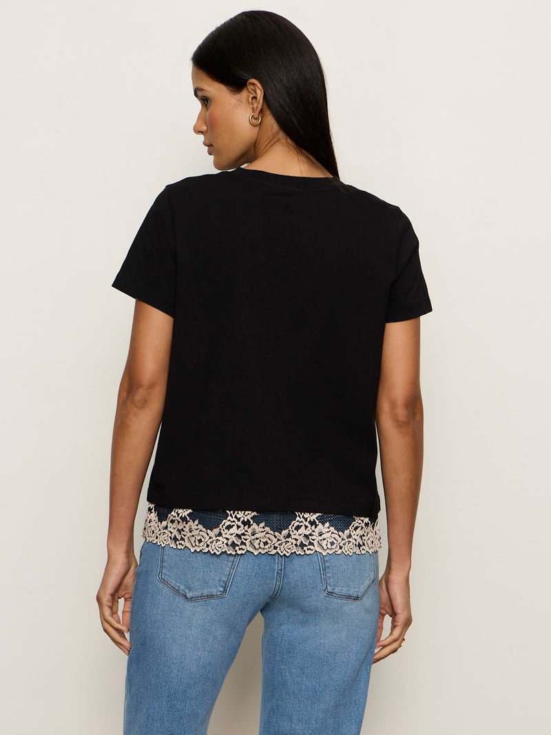 Cami Remix Tee Black alt 1