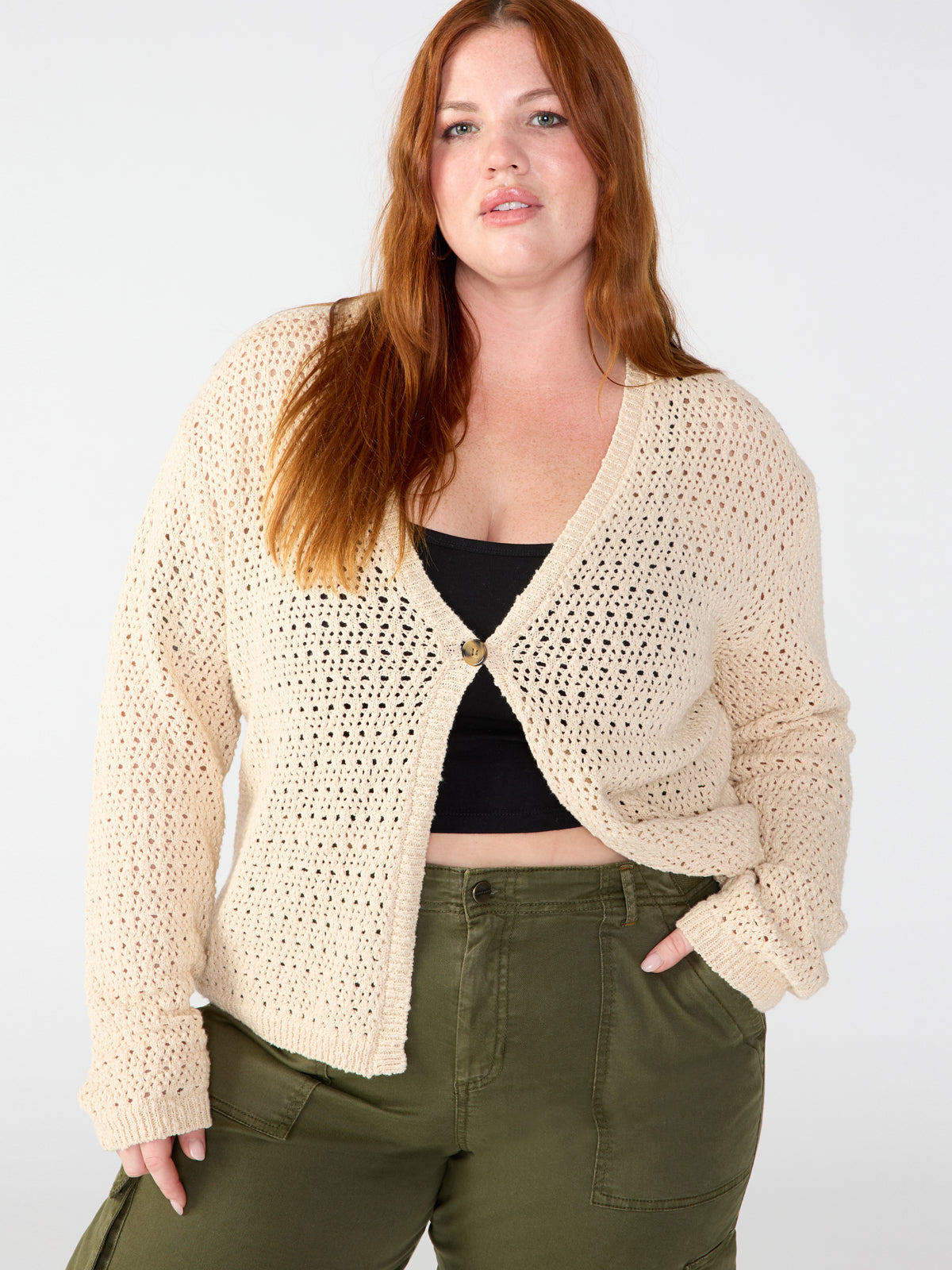 Open Knit Cardi Macrame Inclusive Collection