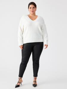 Easy Breezy V-Neck Pullover Sweater Milk Inclusive Collection