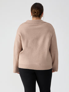 Johnny Collared Sweater Mocha Meringue Inclusive Collection