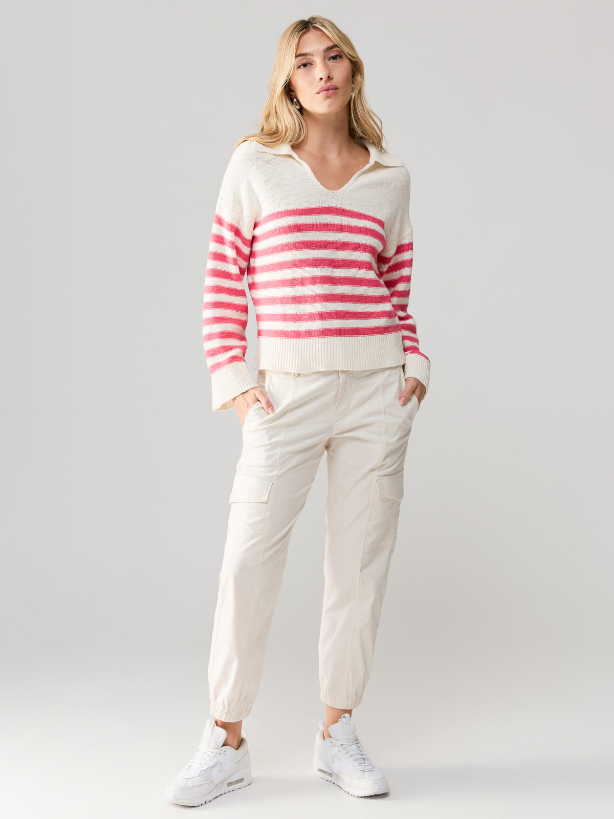 Perfect Timing Sweater Flushed Stripe