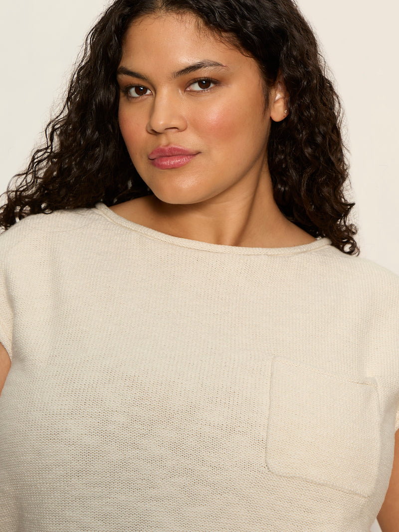 Easy Sweater Tee Collagen Extended Sizing alt 3