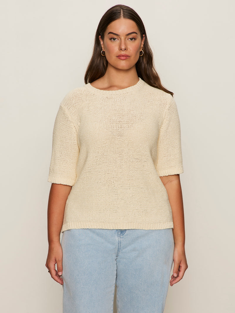 Tape Yarn Tee Macrame Extended Sizing