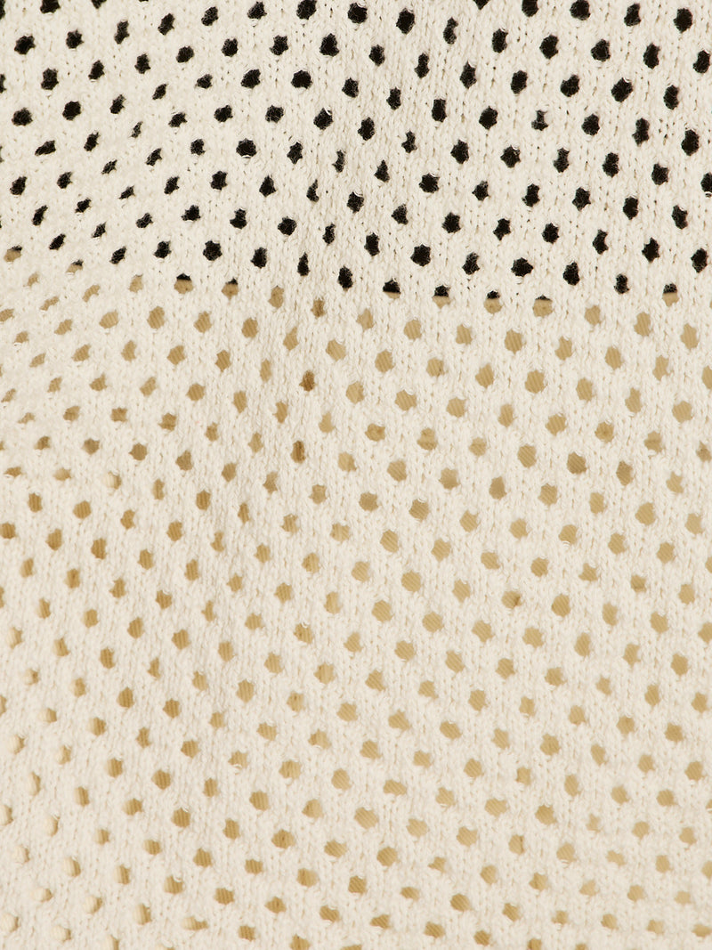 Airy Openwork Sweater Macrame Extended Sizing alt 5