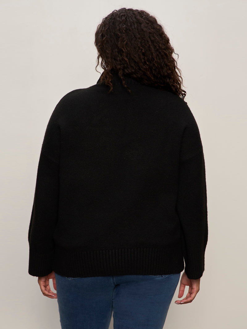 Apres Ski Sweater Black/Mars Red Extended Sizing alt 3