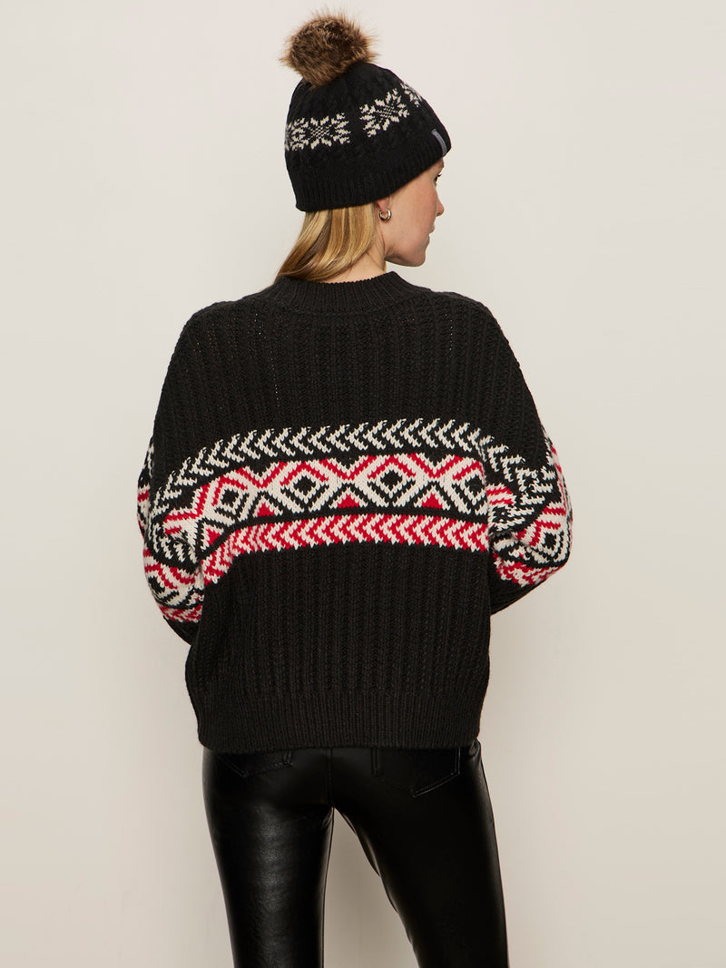 Send It Sweater Black Multi alt 3
