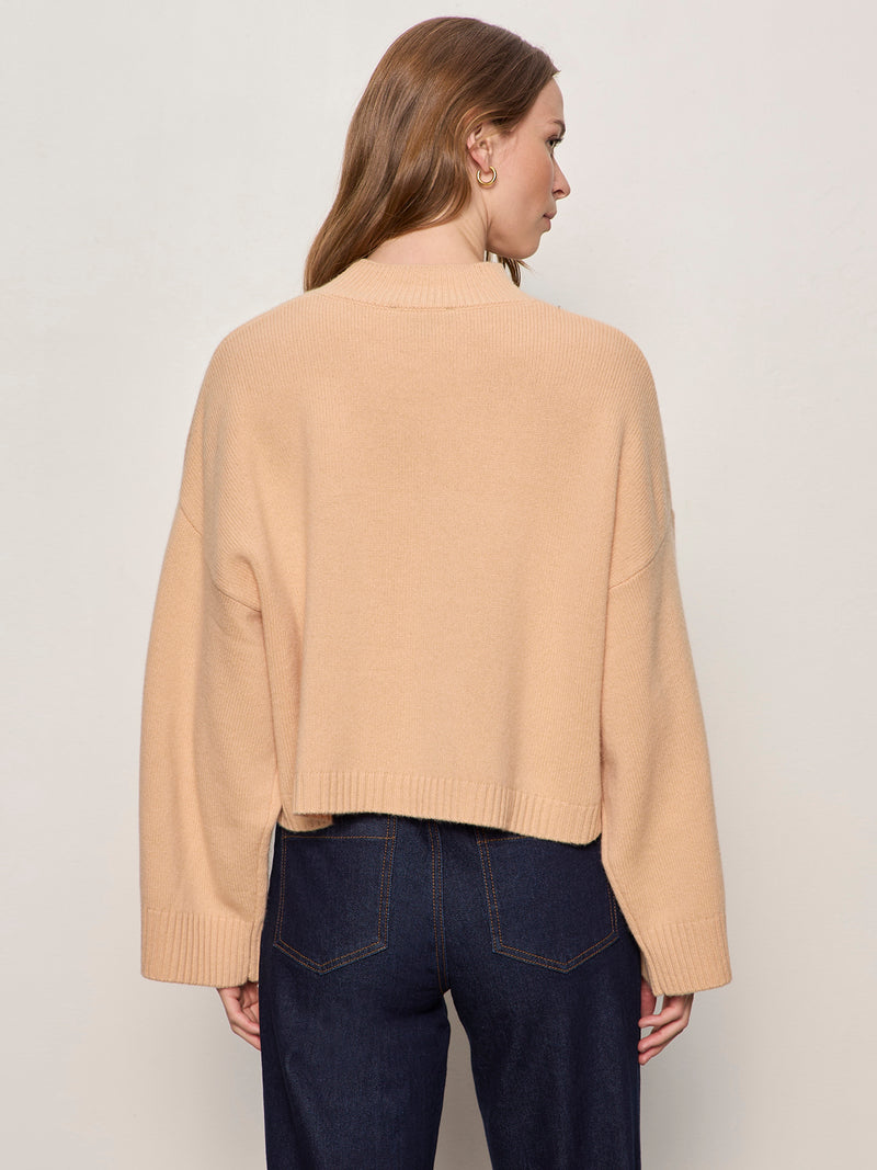 Forever Wool Cashmere Popover Toasted Beige alt 3