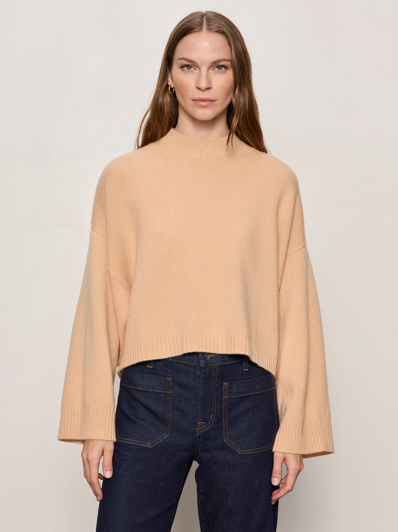 Forever Wool Cashmere Popover Toasted Beige alt 1