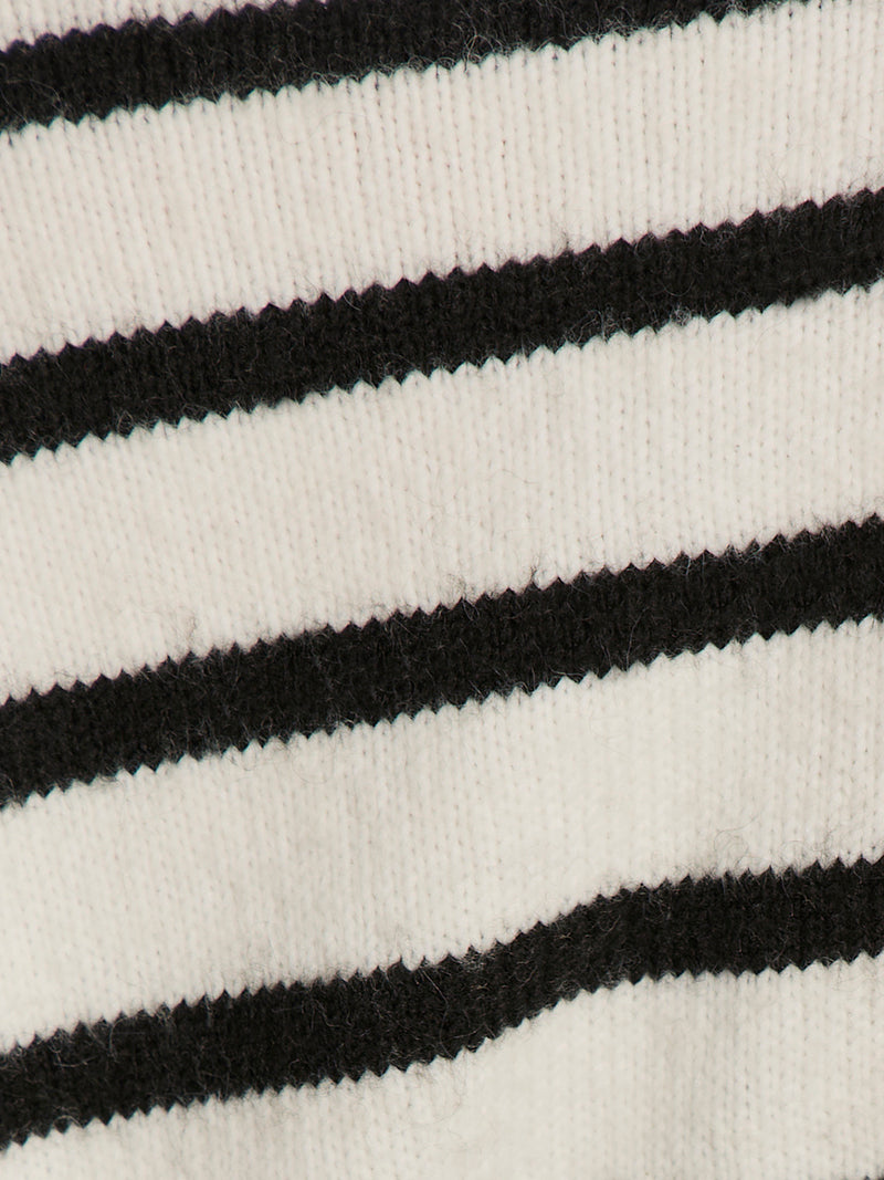 Must-Have Cardi Chalk With Black Stripe alt 5