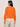 A woman faces away from the camera, wearing the Sanctuary Clothing "for keeps" pointelle cardigan in hibiscus orange with light beige pants, set against a plain light background.