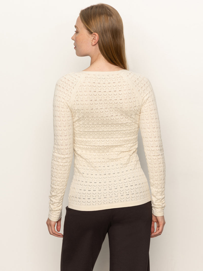 Fitted Raglan Cardi Light Oat alt 3