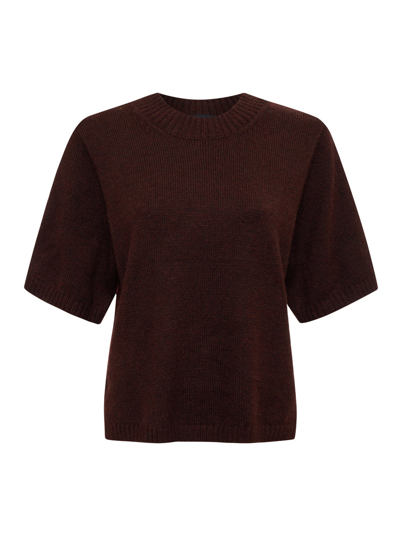 Perfect Sweater Tee Dark Crimson alt 6