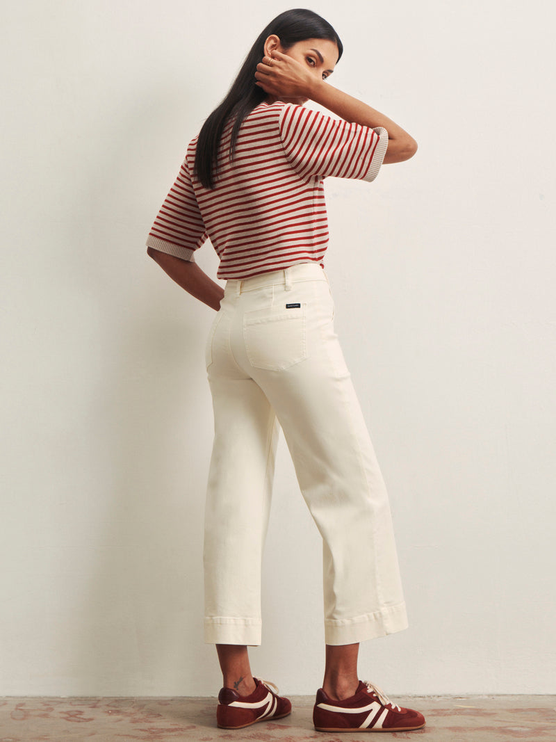 Sweater Tee Opal/Raspberry Stripe alt 6