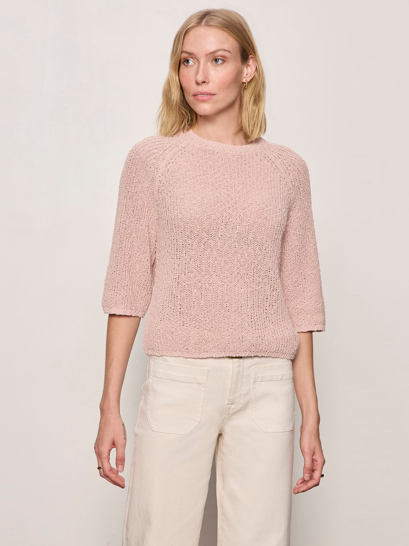 Raglan Sweater Tee Bleached Pink alt 1